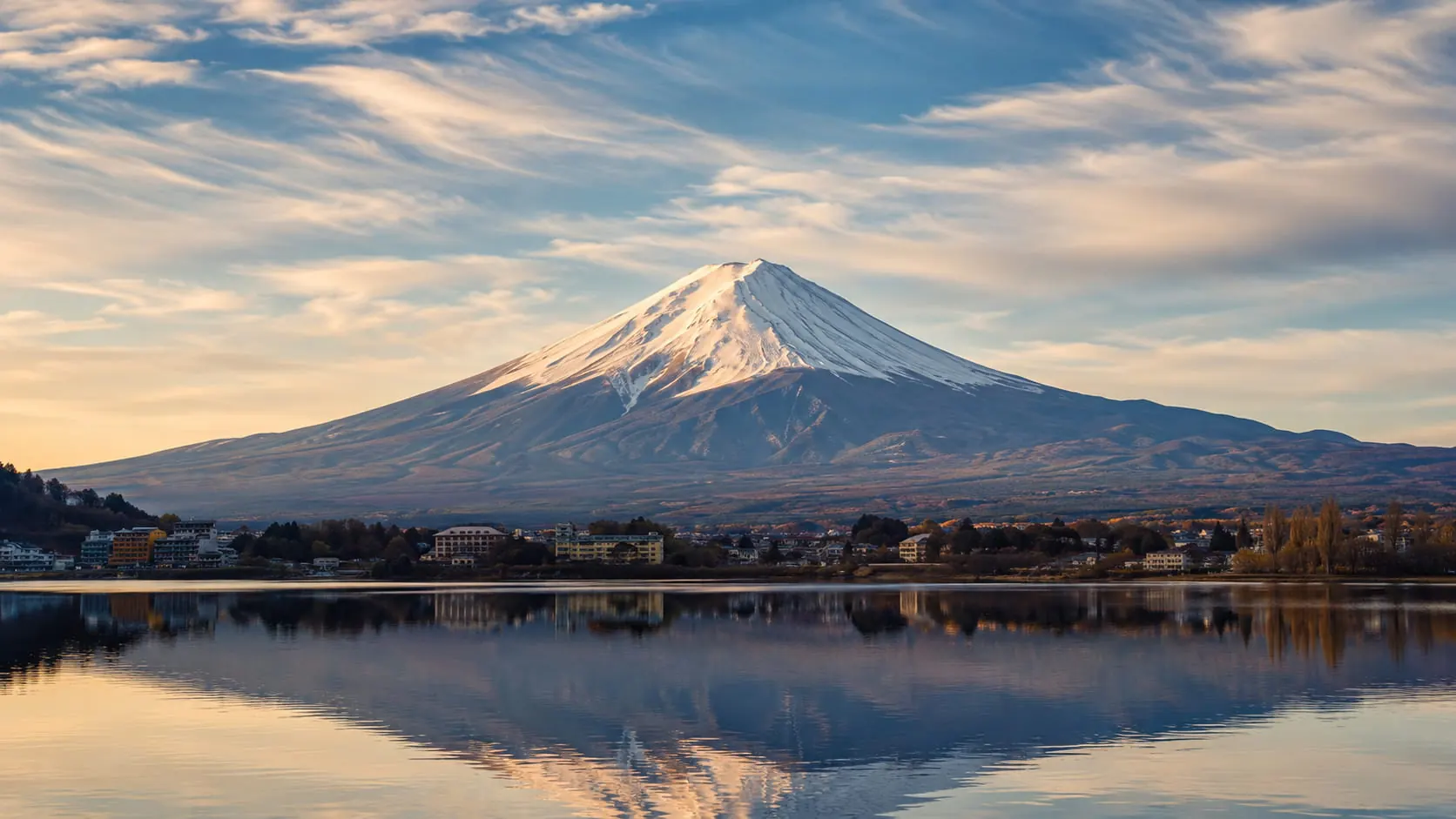 Mount Fuji at sunrise